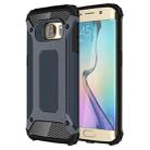 For Galaxy S6 Edge / G925 Tough Armor TPU + PC Combination Case (Dark Blue) - 1