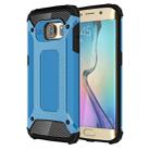 For Galaxy S6 Edge / G925 Tough Armor TPU + PC Combination Case (Blue) - 1