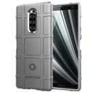 Full Coverage Shockproof TPU Case for Sony Xperia XZ4 / Xperia 1(Grey) - 1