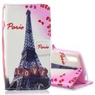Love Tower Pattern Horizontal Flip Leather Case for Sony Xperia L3, with Holder & Card Slots & Wallet - 1