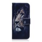 Lion Pattern Coloured Drawing Horizontal Flip Leather Case for Sony Xperia 1, with Holder & Card Slots & Wallet - 2