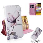 Magnolia Flower Pattern Coloured Drawing Horizontal Flip Leather Case for Sony Xperia 10 Plus, with Holder & Card Slots & Wallet - 1