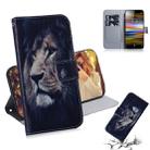 Lion Pattern Coloured Drawing Horizontal Flip Leather Case for Sony Xperia L3, with Holder & Card Slots & Wallet - 1