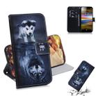 Wolf and Dog Pattern Coloured Drawing Horizontal Flip Leather Case for Sony Xperia L3, with Holder & Card Slots & Wallet - 1