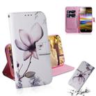 Magnolia Flower Pattern Coloured Drawing Horizontal Flip Leather Case for Sony Xperia L3, with Holder & Card Slots & Wallet - 1