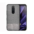 Shockproof Splicing PU + Cloth Protective Case for Sony Xperia 1 (Grey) - 1