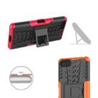 Tire Texture TPU+PC Shockproof Case for Sony Xperia XZ4 Compact, with Holder (Black) - 4