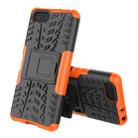 Tire Texture TPU+PC Shockproof Case for Sony Xperia XZ4 Compact, with Holder (Orange) - 2