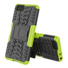 Tire Texture TPU+PC Shockproof Case for Sony Xperia XZ4 Compact, with Holder (Green) - 2
