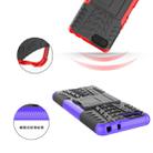 Tire Texture TPU+PC Shockproof Case for Sony Xperia XZ4 Compact, with Holder (Red) - 5