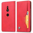 Knead Skin Texture Horizontal Flip Leather Case for Sony Xperia XZ3, with Photo Frame & Holder & Card Slots & Wallet (Red) - 1