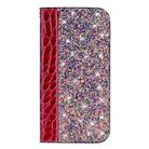 Crocodile Texture Glitter Powder Horizontal Flip Leather Case for Sony Xperia L3, with Card Slots & Holder (Wine Red) - 2