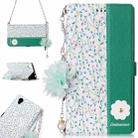 For Sony Xperia L1 Orchid Flower Pattern Horizontal Flip Leather Case with Holder & Card Slots & Pearl Flower Ornament & Chain - 1