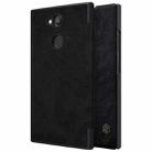 NILLKIN for Sony Xperia L2 Crazy Horse Texture Horizontal Flip Leather Case with Card Slot (Black) - 1