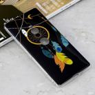 Luminous Feather Wind Chime Pattern Shockproof TPU Protective Case for Sony Xperia XZ3 - 2