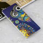 Luminous Blue Owl Pattern Shockproof TPU Protective Case for Sony Xperia XZ3 - 2