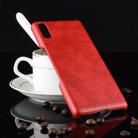 Shockproof Litchi Texture PC + PU Case for Sony Xperia L3 (Red) - 1