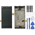 TFT LCD Screen for HTC 8X Digitizer Full Assembly with Frame (Black) - 1