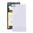 Original Back Battery Cover for Sony Xperia Z5 Compact(White) - 1