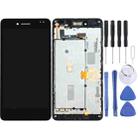 OEM LCD Screen for ASUS PadFone Infinity / A80 Digitizer Full Assembly with Frame(Black) - 1