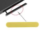 Compact Card Slot Port Dust Plug for Sony Xperia Z5(Yellow) - 1