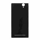 Ultra Back Battery Cover for Sony Xperia T2 (Black) - 3