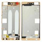 For Huawei P8 Front Housing LCD Frame Bezel Plate(Gold) - 1