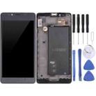 LCD Screen and Digitizer Full Assembly with Frame For Microsoft Lumia 950 (Black) - 1