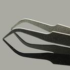 Gooi TS-15 Steel Bend Tweezers(Silver) - 3