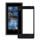 Front Screen Outer Glass Lens for Nokia Lumia 800(Black) - 1