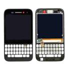 Original LCD Screen for BlackBerry Q5 Digitizer Full Assembly with Frame(Black) - 1