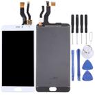 TFT LCD Screen for Meizu Meilan Metal with Digitizer Full Assembly(White) - 1
