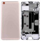 For OPPO R9 Plus Battery Back Cover + Front Housing LCD Frame Bezel Plate (Gold) - 1