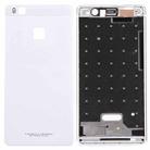 For Huawei P9 Lite Battery Back Cover + Front Housing LCD Frame Bezel Plate(White) - 1