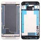 Front Housing LCD Frame Bezel Plate for HTC One M9 (Gold on Silver) - 1