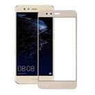 For Huawei P10 lite  10PCS Front Screen Outer Glass Lens (Gold) - 4