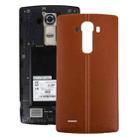 Back Cover with NFC Sticker for LG G4(Brown) - 1