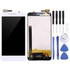 OEM LCD Screen for Lenovo VIBE C / A2020 with Digitizer Full Assembly (White) - 1