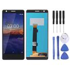 TFT LCD Screen for Nokia 3.1 with Digitizer Full Assembly  (Black) - 1