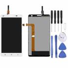 OEM LCD Screen for Lenovo S856 with Digitizer Full Assembly (White) - 1