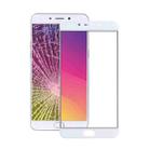 For OPPO R9 / F1 Plus Front Screen Outer Glass Lens (White) - 1