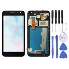 OEM LCD Screen for Alcatel A3 5046 / 5046D / 5046X / OT5046 Digitizer Full Assembly with Frame (Black) - 1