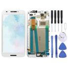 OEM LCD Screen for Alcatel A3 5046 / 5046D / 5046X / OT5046 Digitizer Full Assembly with Frame (White) - 1