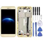 OEM LCD Screen for Asus ZenFone 3 ZE520KL Z017D Z017DA Z017DB Digitizer Full Assembly with Frame（Gold) - 1