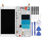OEM LCD Screen For Huawei P8 Lite Digitizer Full Assembly with Frame(White) - 1