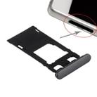 SIM Card Tray + Micro SD / SIM Card Tray + Card Slot Port Dust Plug for Sony Xperia X (Dual SIM Version) - 1
