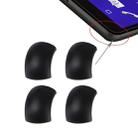 4 PCS Front Bezel Edge for Sony Xperia C4(Black) - 1