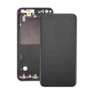 For OPPO R9s Battery Back Cover (Black) - 1