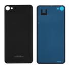 For Meizu U20 / Meilan U20 Glass Battery Back Cover with Adhesive (Black) - 1