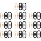 For Huawei Nova 3i 10pcs Back Camera Bezel with Lens Cover & Adhesive (Black) - 1